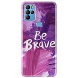Senada General Mobile Gm 21 Pro İle Uyumlu Kılıf 0.4Mm Lazer Kesim Silikon Kapak Be Brave