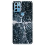 Senada General Mobile Gm 21 Pro İle Uyumlu Kılıf 0.4Mm Lazer Kesim Silikon Kapak Bells Mermer