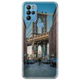 Senada General Mobile Gm 21 Pro İle Uyumlu Kılıf 0.4Mm Lazer Kesim Silikon Kapak Brooklyn Köprüsü