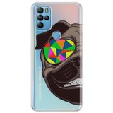 Senada General Mobile Gm 21 Pro İle Uyumlu Kılıf 0.4Mm Lazer Kesim Silikon Kapak Bugs