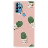 Senada General Mobile Gm 21 Pro İle Uyumlu Kılıf 0.4Mm Lazer Kesim Silikon Kapak Cactus