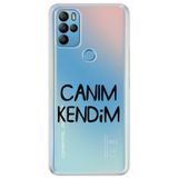 Senada General Mobile Gm 21 Pro İle Uyumlu Kılıf 0.4Mm Lazer Kesim Silikon Kapak Canım Kendim,Color1493