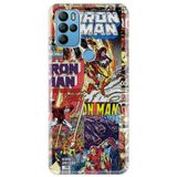 Senada General Mobile Gm 21 Pro İle Uyumlu Kılıf 0.4Mm Lazer Kesim Silikon Kapak Çizgi Roman