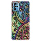 Senada General Mobile Gm 21 Pro İle Uyumlu Kılıf 0.4Mm Lazer Kesim Silikon Kapak Color Mandala