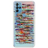 Senada General Mobile Gm 21 Pro İle Uyumlu Kılıf 0.4Mm Lazer Kesim Silikon Kapak Color Zaz
