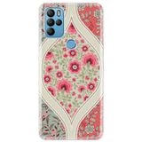 Senada General Mobile Gm 21 Pro İle Uyumlu Kılıf 0.4Mm Lazer Kesim Silikon Kapak Dantel Çiçek