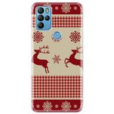 Senada General Mobile Gm 21 Pro İle Uyumlu Kılıf 0.4Mm Lazer Kesim Silikon Kapak Deer