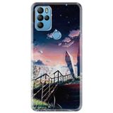 Senada General Mobile Gm 21 Pro İle Uyumlu Kılıf 0.4Mm Lazer Kesim Silikon Kapak Empire State