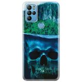 Senada General Mobile Gm 21 Pro İle Uyumlu Kılıf 0.4Mm Lazer Kesim Silikon Kapak Gizemli Orman