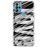 Senada General Mobile Gm 21 Pro İle Uyumlu Kılıf 0.4Mm Lazer Kesim Silikon Kapak Gri Aşk Love Tema