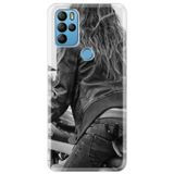 Senada General Mobile Gm 21 Pro İle Uyumlu Kılıf 0.4Mm Lazer Kesim Silikon Kapak Harleymoto Girl