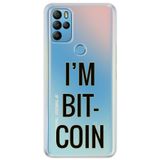 Senada General Mobile Gm 21 Pro İle Uyumlu Kılıf 0.4Mm Lazer Kesim Silikon Kapak I'M Bitcoin