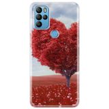 Senada General Mobile Gm 21 Pro İle Uyumlu Kılıf 0.4Mm Lazer Kesim Silikon Kapak Kalp Gölgesi