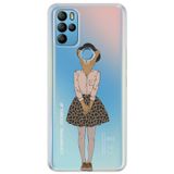 Senada General Mobile Gm 21 Pro İle Uyumlu Kılıf 0.4Mm Lazer Kesim Silikon Kapak Kolejli Leopar