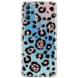 Senada General Mobile Gm 21 Pro İle Uyumlu Kılıf 0.4Mm Lazer Kesim Silikon Kapak Leopar