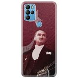 Senada General Mobile Gm 21 Pro İle Uyumlu Kılıf 0.4Mm Lazer Kesim Silikon Kapak M.K Atatürk