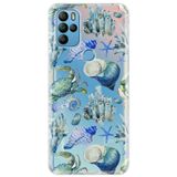Senada General Mobile Gm 21 Pro İle Uyumlu Kılıf 0.4Mm Lazer Kesim Silikon Kapak Mavi Dünya