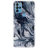 Senada General Mobile Gm 21 Pro İle Uyumlu Kılıf 0.4Mm Lazer Kesim Silikon Kapak Mermer Desen