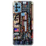 Senada General Mobile Gm 21 Pro İle Uyumlu Kılıf 0.4Mm Lazer Kesim Silikon Kapak Newyork Like