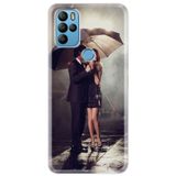Senada General Mobile Gm 21 Pro İle Uyumlu Kılıf 0.4Mm Lazer Kesim Silikon Kapak Night Romantic