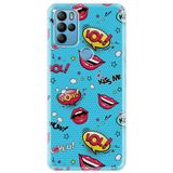 Senada General Mobile Gm 21 Pro İle Uyumlu Kılıf 0.4Mm Lazer Kesim Silikon Kapak Öp Beni Woww