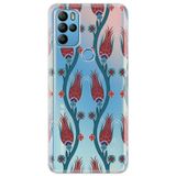 Senada General Mobile Gm 21 Pro İle Uyumlu Kılıf 0.4Mm Lazer Kesim Silikon Kapak Osmanlı Motif