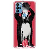 Senada General Mobile Gm 21 Pro İle Uyumlu Kılıf 0.4Mm Lazer Kesim Silikon Kapak Panda Kingo
