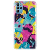 Senada General Mobile Gm 21 Pro İle Uyumlu Kılıf 0.4Mm Lazer Kesim Silikon Kapak Parmak Canavar