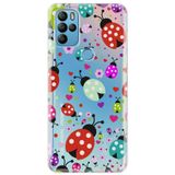 Senada General Mobile Gm 21 Pro İle Uyumlu Kılıf 0.4Mm Lazer Kesim Silikon Kapak Renkli Uğur Böcekleri