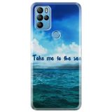 Senada General Mobile Gm 21 Pro İle Uyumlu Kılıf 0.4Mm Lazer Kesim Silikon Kapak Take Me