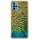 Senada General Mobile Gm 21 Pro İle Uyumlu Kılıf 0.4Mm Lazer Kesim Silikon Kapak Tavus Kuşu