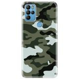 Senada General Mobile Gm 21 Pro İle Uyumlu Kılıf 0.4Mm Lazer Kesim Silikon Kapak Trend Kamuflaj