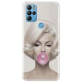 Senada General Mobile Gm 21 Pro İle Uyumlu Kılıf 0.4Mm Lazer Kesim Silikon Kapak Trend Marliyn