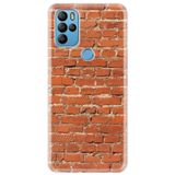 Senada General Mobile Gm 21 Pro İle Uyumlu Kılıf 0.4Mm Lazer Kesim Silikon Kapak Tuğla Duvar