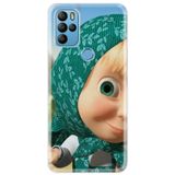 Senada General Mobile Gm 21 Pro İle Uyumlu Kılıf 0.4Mm Lazer Kesim Silikon Kapak Türban