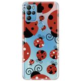 Senada General Mobile Gm 21 Pro İle Uyumlu Kılıf 0.4Mm Lazer Kesim Silikon Kapak Uğurböcekleri Uyumlu