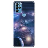 Senada General Mobile Gm 21 Pro İle Uyumlu Kılıf 0.4Mm Lazer Kesim Silikon Kapak Uzay Boşluğu
