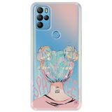 Senada General Mobile Gm 21 Pro İle Uyumlu Kılıf 0.4Mm Lazer Kesim Silikon Kapak Uzaydan Gelen Kız