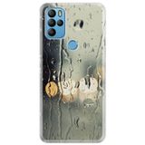 Senada General Mobile Gm 21 Pro İle Uyumlu Kılıf 0.4Mm Lazer Kesim Silikon Kapak Yağmurlu Bir Akşam
