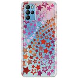 Senada General Mobile Gm 21 Pro İle Uyumlu Kılıf 0.4Mm Lazer Kesim Silikon Kapak Yıldız