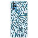 Senada General Mobile Gm 21 Pro İle Uyumlu Kılıf 0.4Mm Lazer Kesim Silikon Kapak Zebra Style