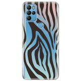 Senada General Mobile Gm 21 Pro İle Uyumlu Kılıf 0.4Mm Lazer Kesim Silikon Kapak Zebra