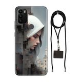 Senada General Mobile Gm 21 Pro İle Uyumlu Kılıf Fantastik Desenli Silikon İpli Boyun Askı Aparatı
