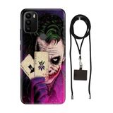 Senada General Mobile Gm 21 Pro İle Uyumlu Kılıf Joker Retro Desenli Silikon İpli Boyun Askı Aparatı