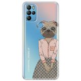 Senada General Mobile Gm 21 Pro İle Uyumlu Kılıf Lazer Kesim Silikon,Color470