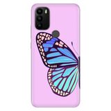 Senada General Mobile GM 21 Pro ile Uyumlu Kılıf Resimli Desenli Silikon Butterfly