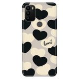 Senada General Mobile GM 21 Pro ile Uyumlu Kılıf Resimli Desenli Silikon Heart