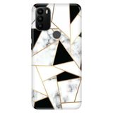Senada General Mobile GM 21 Pro ile Uyumlu Kılıf Resimli Desenli Silikon İtalyan Mermer