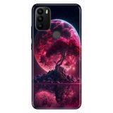 Senada General Mobile GM 21 Pro ile Uyumlu Kılıf Resimli Desenli Silikon Red World