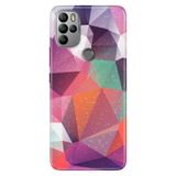 Senada General Mobile Gm 21 Pro İle Uyumlu Kılıf Silikon Desenli Tam Koruma Resimli Abstract